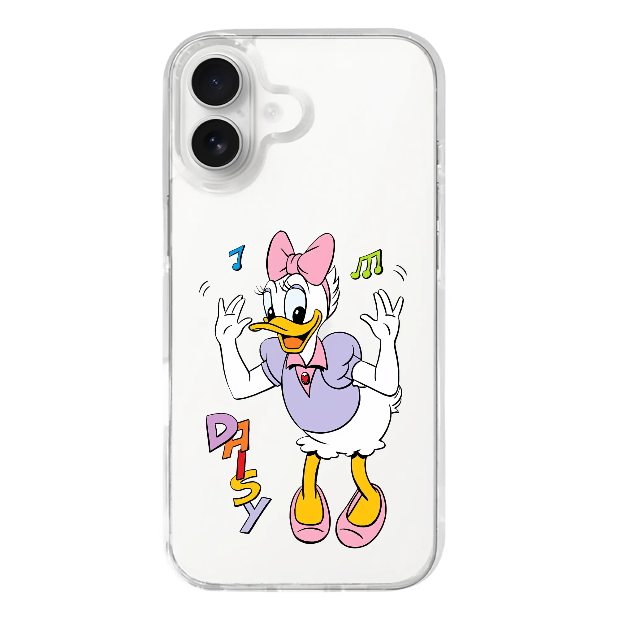 ミッキーマウス（Mickey Mouse） グッズ デイジーダック（Daisy Duck） - iPhone 17シリーズ 透明スマホケース – 薄型・耐衝撃・精密フィット保護カバー